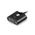 Aten Switch 2x1:4 USB2 m/Bryter 2 Datamaskiner deler 4xUSB2